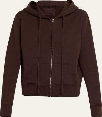 Nili Lotan Callie Zip-Up Hoodie