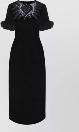 Fendi silk-blend midi dress