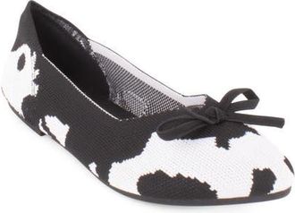 Elie Tahari Tortuga Ballet Flat in Black Pony at Nordstrom, Size 7.5