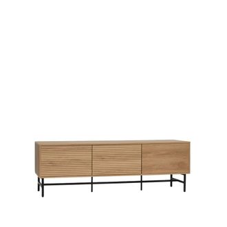 Klast Mueble tv efecto madera natural 160 cm x 55 cm
