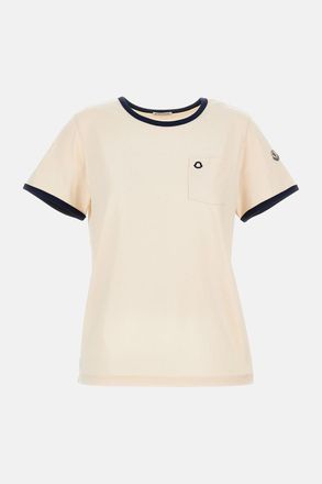 Moncler T-shirt Con Logo Ricamato