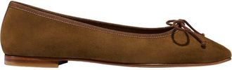 Margaux Eyewear The Fonteyn Flat in Cedar Suede at Nordstrom, Size 38.5
