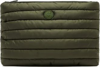Save The Duck Thalasse quilted clutch bag - unisex - Nylon/Polyester - One Size - Green