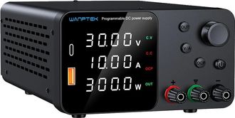 OEM Fuente De Alimentaci&oacute;n De Laboratorio, Voltaje Ajustable, Interfaz Usb-a/tipo-c, Color Negro, 30v 10a 300w