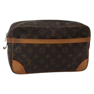 Louis Vuitton Clutch Vintage in Tela Pre-owned - - Pre-owned - Donna - Marrone - ONE SIZE