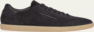 Ermenegildo Zegna Mens 232 Suede Low-Top Sneakers