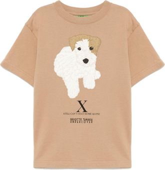 Undercover logo-print cotton T-shirt - kids - Cotton - 4 yrs - Neutrals