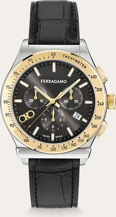 Ferragamo Men Ferragamo 1927 Chrono watch Black