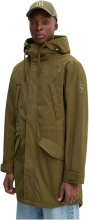 Timberland Parka Fishtail Idrorepellente - - Coats - Uomo - Verde - S