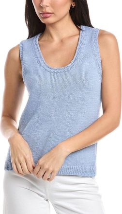 St. John Scoop Neck Knit Tank Top