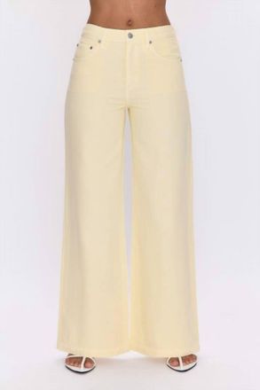 Pistola Denim Jadyn Low Slung Palazzo Jean In Lemonade