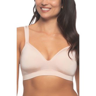 Felina Adaptive Cup Wire Free T-Shirt Bra in Rose Dust at Nordstrom Rack, Size X-Large