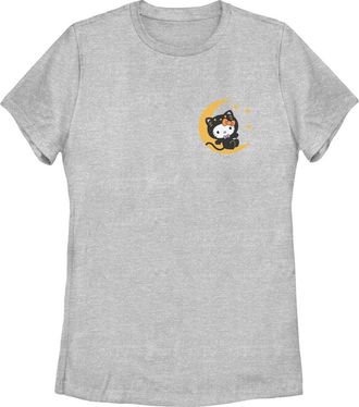 Hello Kitty Womens Hello Kitty Black Cat Costume Party Graphic T-Shirt in Athletic Heather at Nordstrom, Size X-Large