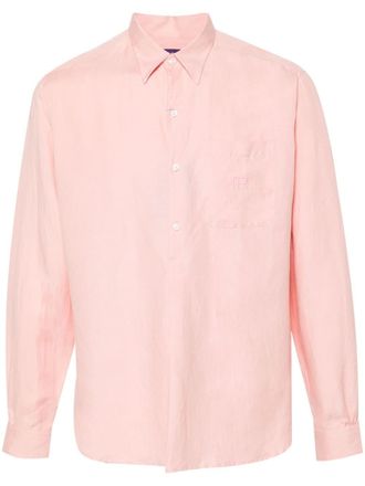 Ralph Lauren Purple Label Camicia con ricamo - Rosa