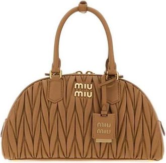 Miu Miu Arcadie Shoulder Bag Caramel