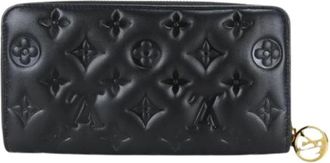Louis Vuitton Pre-owned Wallets, female, Black, Size: ONE SIZE Pre-owned Leather Wallet