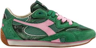 Diadora Equipe Revenge Sneaker - Dames - Sneakers - Groen - 42 EU - Schoenen