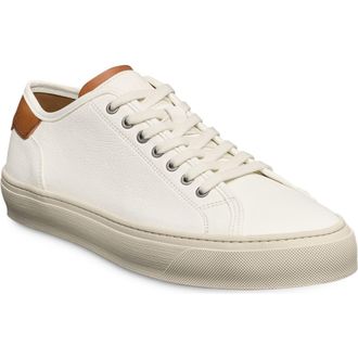 Allen Edmonds Jones Low Top Sneaker in White at Nordstrom, Size 10.5