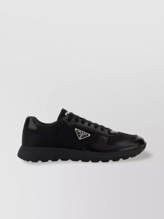 Prada leather low-top sneakers