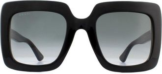 Gucci Womens Sunglasses GG0328S 001 Black Grey Gradient - One Size