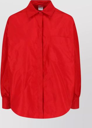 Aspesi long sleeve collared top chest pocket