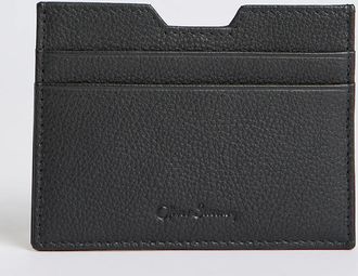 Oliver Sweeney Mens Oliver Sweeney Milled Leather Cardholder - Black - Size: ONE size