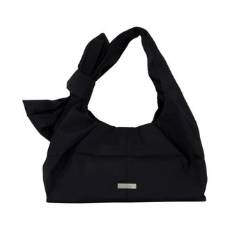 Marc Jacobs The Bow Nylon Sack Bag - Dames - Tassen - Zwart - Maat: ONE Size Nylon