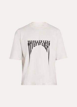 DRKSHDW RICK OWENS Mens Walrus Cotton Logo T-Shirt