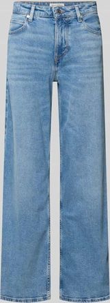 Marc O'Polo Wide Leg Jeans aus Baumwoll-Mix in Jeansblau, Größe 25/32