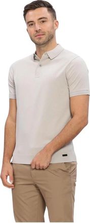 Genti Heren, Tops, Beige, Maat: M Linnen