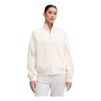 Guess Octavia Sweatshirt - Dames - Vesten met rits - Beige - M - Polyester - Hoodies & sweatvesten