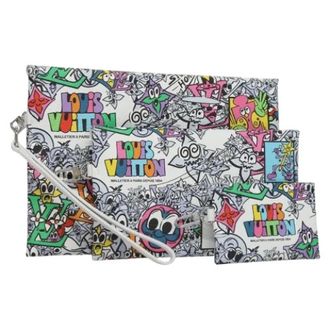 Louis Vuitton Pre-owned Canvas Clutch - Dames - Pre-owned - Veelkleurig - Maat: ONE Size