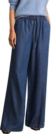 Reiss Parker Wide Leg Denim Pant