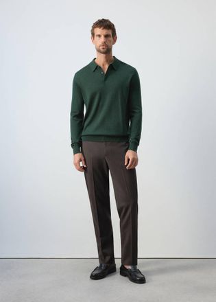 Mango POLOSHIRT WILLYS verde scuro - Uomo - XXL - MANGO MAN
