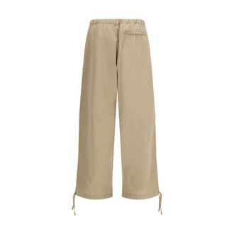 Ferragamo Mens Beige Cotton Casual Pants