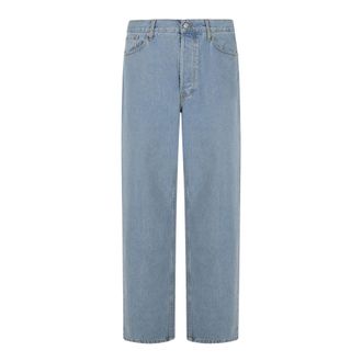 Dries Van Noten Straight Fit Jeans, male, Blue, W31, Pine Den Trousers