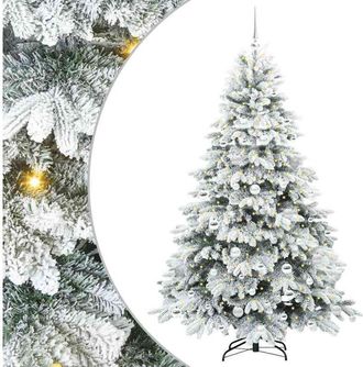 vidaXL &Aacute;rbol De Navidad Artificial Con 300 Led 180 Cm Pe Y Pvc Vidaxl