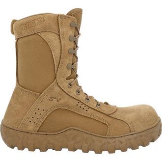 Rocky S2v Side Zip Composite Toe Tactical Military Boot in Coyote Brown at Nordstrom, Size 10.5