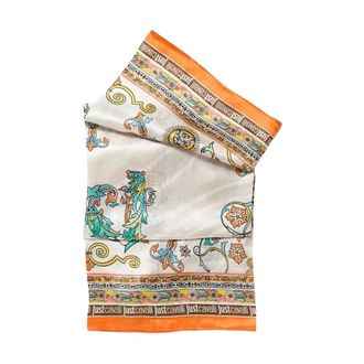 Just Cavalli Silky Scarves, female, Multicolor, Size: ONE SIZE Foulard stampa tarocchi
