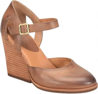 Kork-ease Womens Stacked Heel Mary Janes In Brown