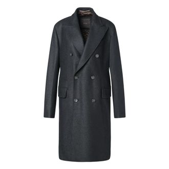 Windsor Centro Virgin Wool Coat - Heren - Mantel - Blauw - 3XL - Wol - Jassen