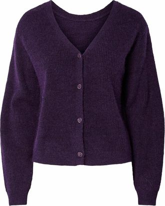 Pieces Vest met V-hals en knopen