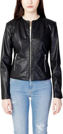A|X Armani Exchange Leather Womens Jacket