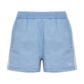 adidas Korte Broeken, Dames, Blauw, XS, Denim, Summer Glow Denim Shorts