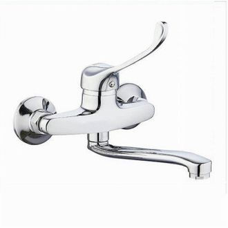 Clinique Trade Shop - Miscelatore Rubinetto Lavello Cucina Vasca Muro Parete Monocomando Clinica 69207