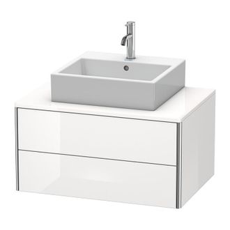 Duravit Mueble De Pared Duravit Xsquare 80.0 X 54.8 Cm, 2 Cajones, Color (frente/cuerpo): Laca Blanca Lila Alto Brillo - Xs491002727