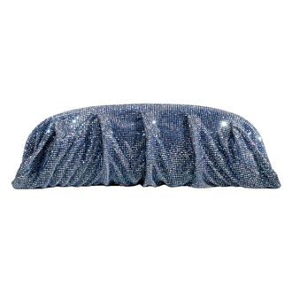 Benedetta Bruzziches Venus Couchee Bag - Dames - Clutches - Blauw - ONE Size - Satijn - Tassen
