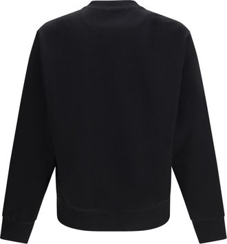 Prada Mens Stretch Jersey Sweatshirt Nero Viscose; Nylon; Elastane Knitwear Sweater
