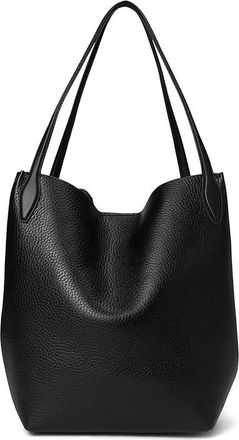 Madewell Soft Grain LG Shopper Shoulder Womens Handbags True Black, Leather