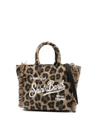 MC2 Saint Barth Borsa tote con stampa - Marrone